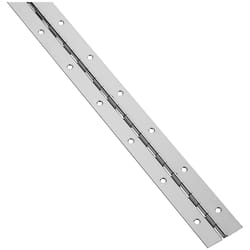 National Hardware 72 in. L Nickel Continuous Hinge 1 pk