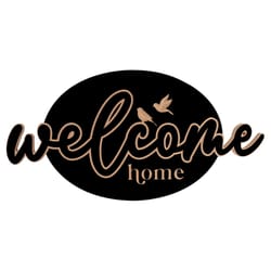 P. Graham Dunn 15 in. H X 0.75 in. W X 30.25 in. L Black MDF Welcome Home Wall Decor