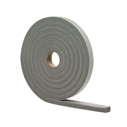 M-D Gray Foam Weather Stripping Tape For Windows 10 ft. L X 1/2 in.