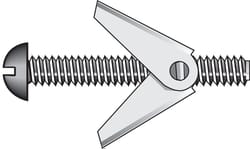 HILLMAN 3/16 in. D X 2 in. L Round Steel Toggle Bolt 50 pk