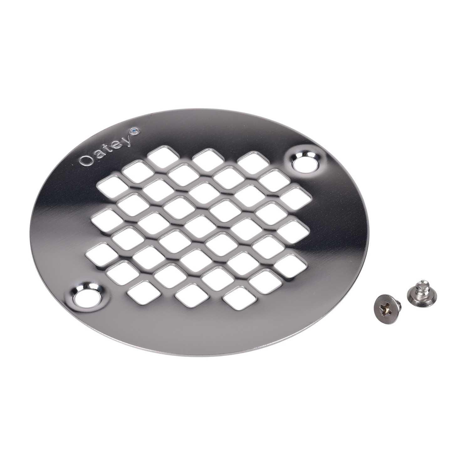 Oatey 33/8 in. Polished Chrome Stainless Steel Shower Drain Strainer