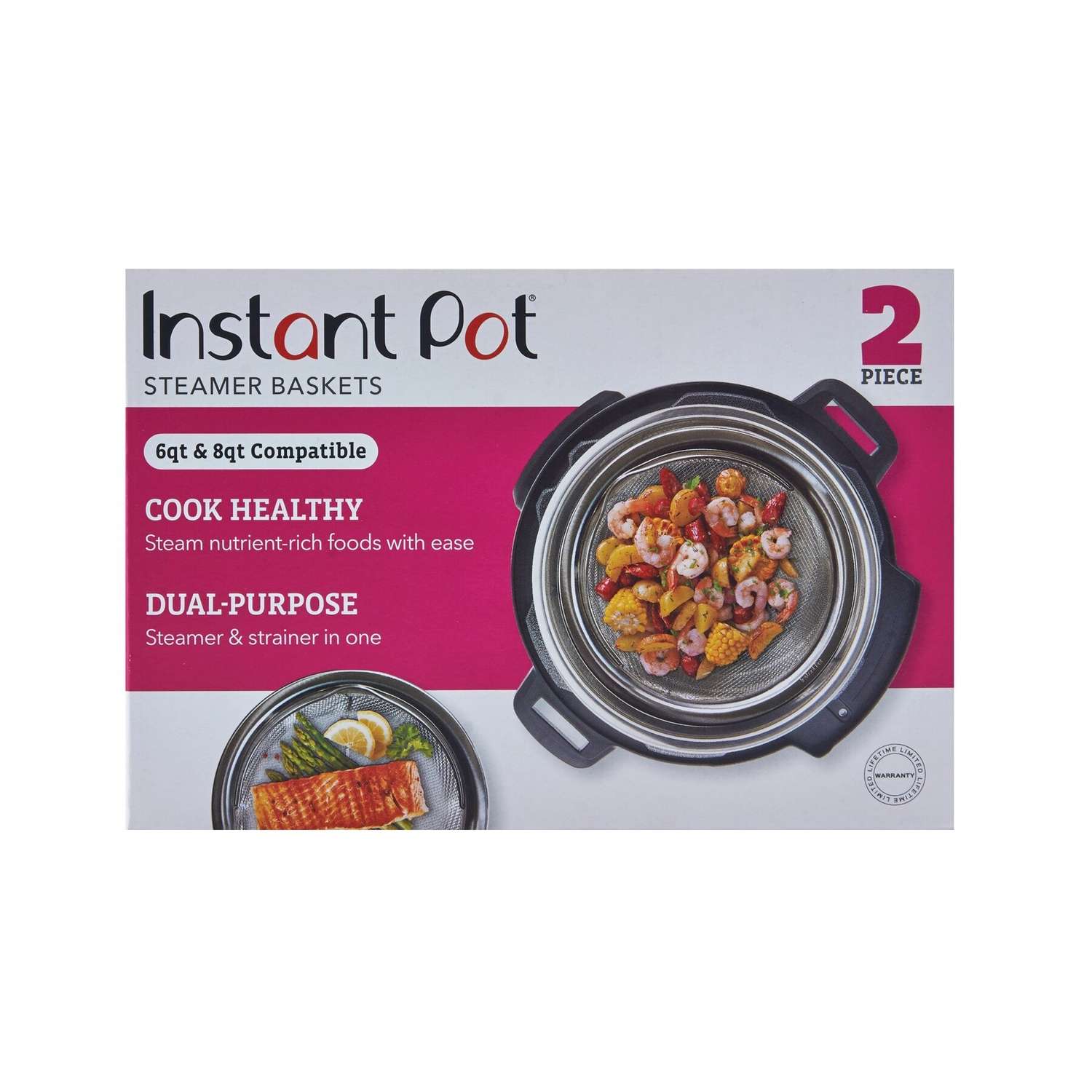  Instant Pot Small Official Mesh Steamer Basket, Stainless Steel  : Home & Kitchen