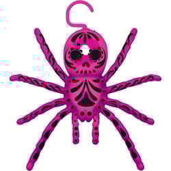 Magic Seasons White LED Day of the Dead Spider