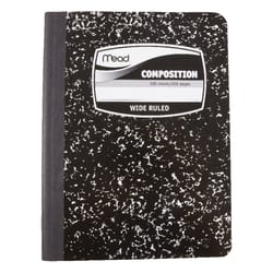 Mead 7-1/2 in. W X 9-3/4 in. L Wide Ruled Stitched Composition Book