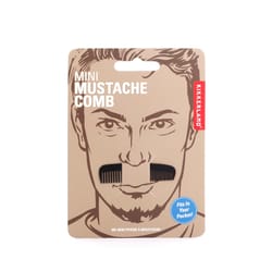 Kikkerland Black Mustache Comb 1 pk