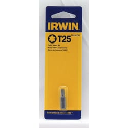 Irwin Torx T25 X 1 in. L Insert Bit S2 Tool Steel 1 pk