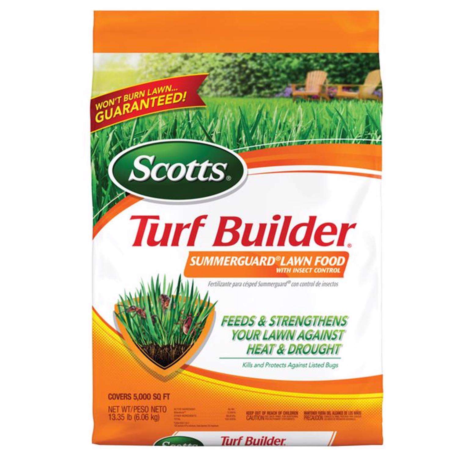 Scotts Turf Builder SummerGuard Insect and Grub Control Lawn Food For
