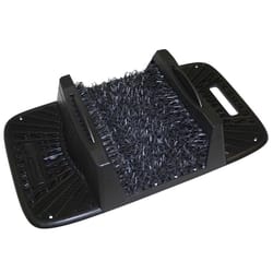 GrassWorx Clean Machine 10 in. W X 17.5 in. L Black/Gray Astroturf Boot/Shoe Scraper