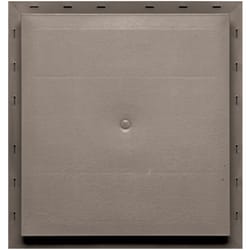 Builders Edge 16-1/2 in. H X 19 in. W X 1-1/4 in. L Prefinished Clay Vinyl Mounting Block