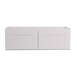 Design House Brookings 18 in. H X 30 in. W X 12 in. D White Wall Cabinet