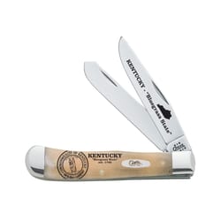 Case Natural Stainless Steel 5 in. Trapper Pocket Knife