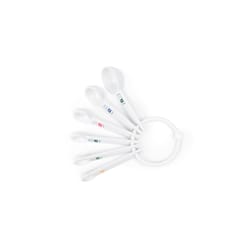 Fox Run White Plastic Measuring Spoon Set