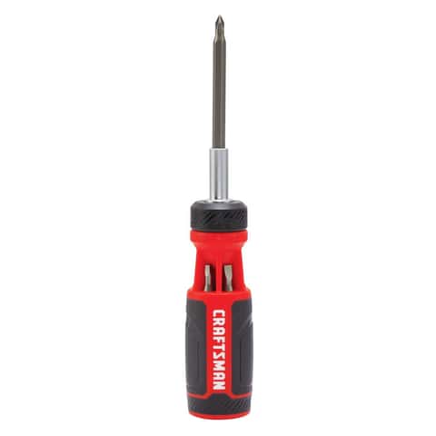 Craftsman Push-n-Pick Ratcheting Multi-Bit Screwdriver Kit, 10.6 in, 7 pc
