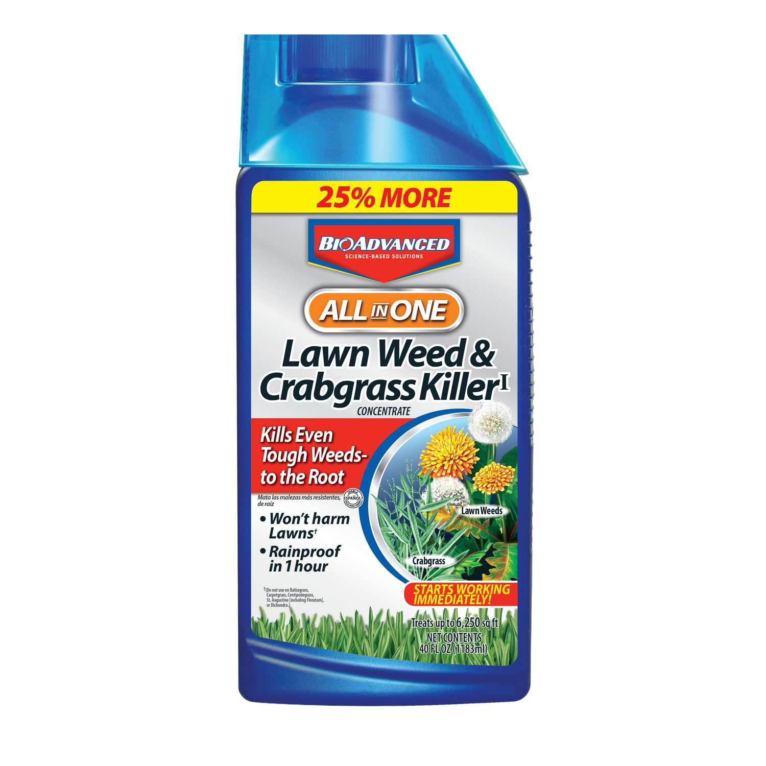 BioAdvanced Crabgrass & Weed Killer Concentrate 40 oz. Ace Hardware