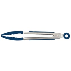 Tovolo Deep Indigo Silicone/Stainless Steel Tongs