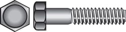 HILLMAN 1/4 in. D X 2 in. L Hot Dipped Galvanized Steel Hex Bolt 100 pk