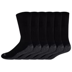 Dickies Dri-Tech Men's 12-15 Crew Socks Black