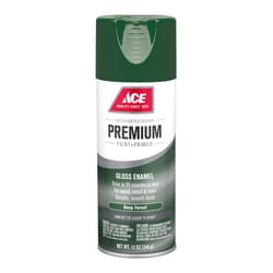 Ace Premium Gloss Deep Forest Paint + Primer Enamel Spray 12 oz