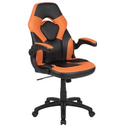 Flash Furniture X10 Orange Leather/Mesh Office Chair