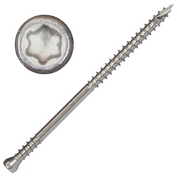 Screw Products PICO No. 8 X 3 in. L Star Wood Screws 1 lb 104 pk