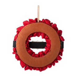 Glitzhome 18.5 in. D Festival Wreath with Belt