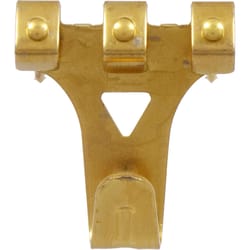 HILLMAN Brass-Plated Gold Professional Picture Hanger 75 lb 2 pk