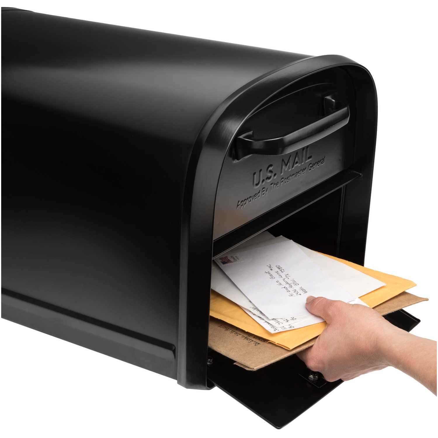 Architectural Mailboxes Oasis 360 Modern Galvanized Steel Post Mounted