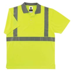 Ergodyne GloWear Reflective Polo Safety Tee Shirt Lime XL