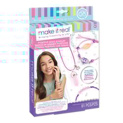 Make It Real Positive Jems Jewelry Making Kit Multicolored 60 pc