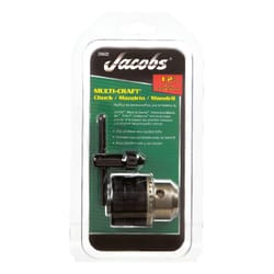 Jacobs 1/2 in. Drill Chuck 1/2 in. 3-Flat Shank 1 pc