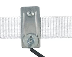 Dare T-Post to Polytape Connector Silver