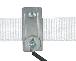 Dare T-Post to Polytape Connector Silver