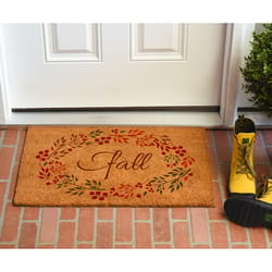 Calloway Mills Fall Wreath 1.5 W X 2.5 L Multi-Color Rectangle Coir Door Mat