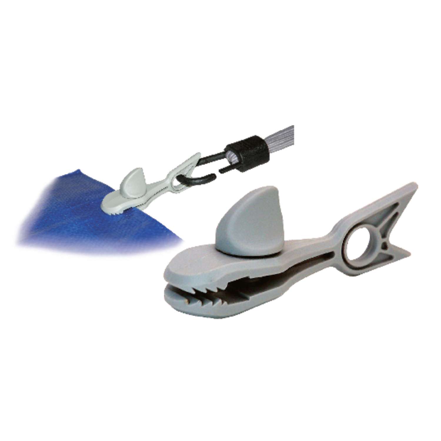 ProGrip Tarp Shark Tarp Clip Gray Ace Hardware