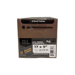 Big Timber No. 17 Sizes X 9 in. L Hex Drive Hex Washer Head Coarse Timber Screws