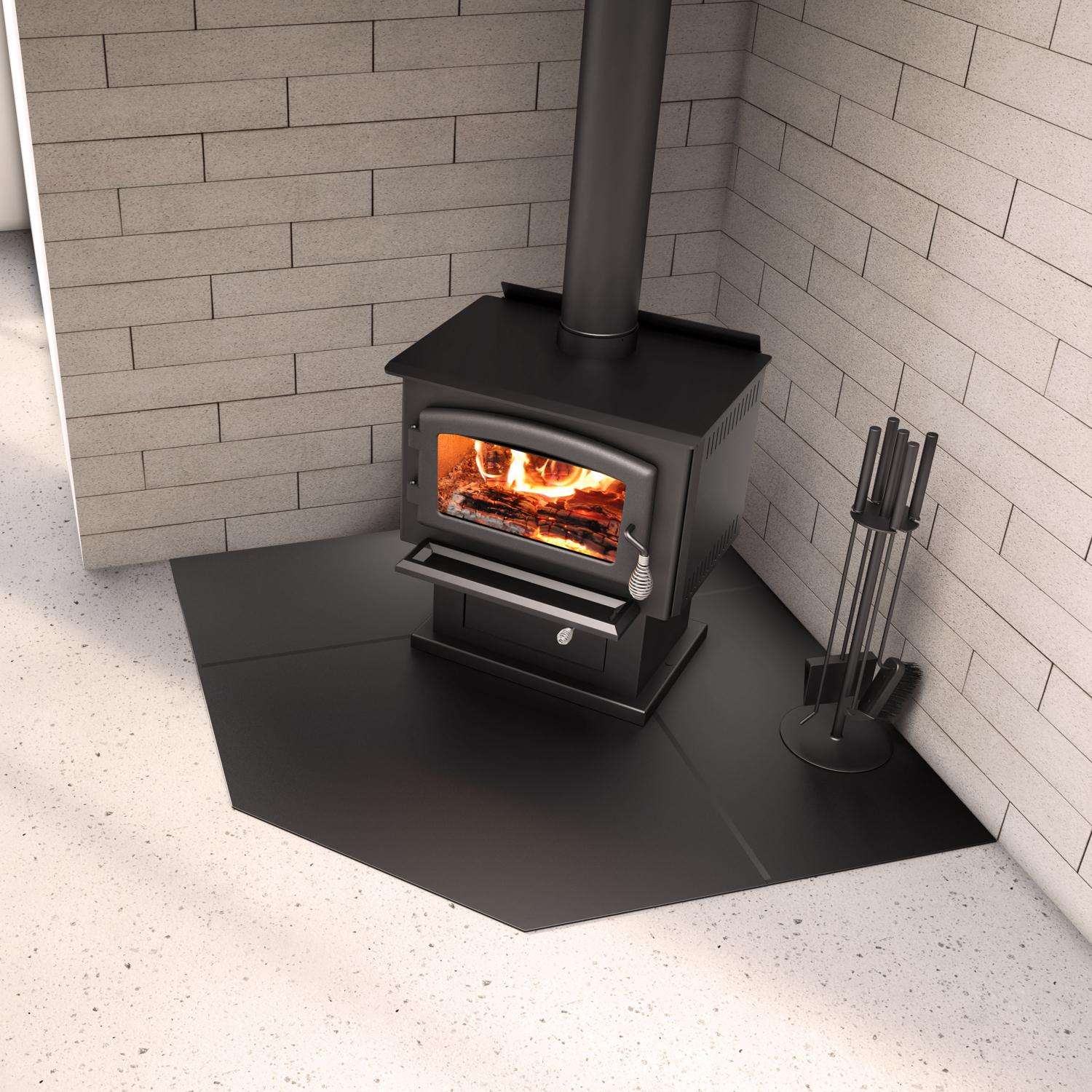 wood stove hearth pad