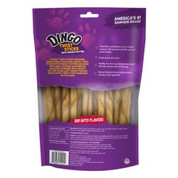Dingo Peanut Butter Treats For Dog 5.3 oz 25 pk
