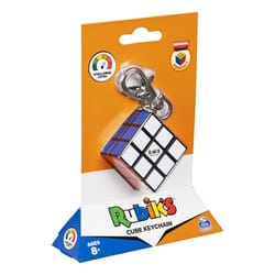 Spin Master Rubik's Cube Puzzle Keychain Multicolored 1 pc