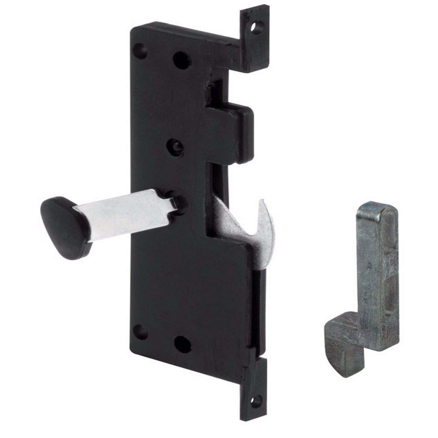 Prime Line Mill Black Aluminum Sliding Screen Door Latch 1 Pk Ace Hardware