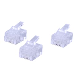 Monster Just Hook It Up Telephone Rj11 Modular Crimp Plug Connectors