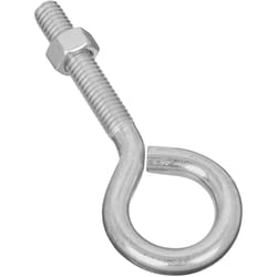 National Hardware 3/8 in. X 4 in. L Zinc-Plated Steel Eyebolt Nut Included