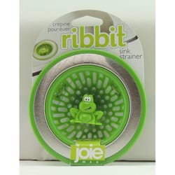 Joie Ribbit Frog Green Plastic/Stainless Steel Sink Strainer