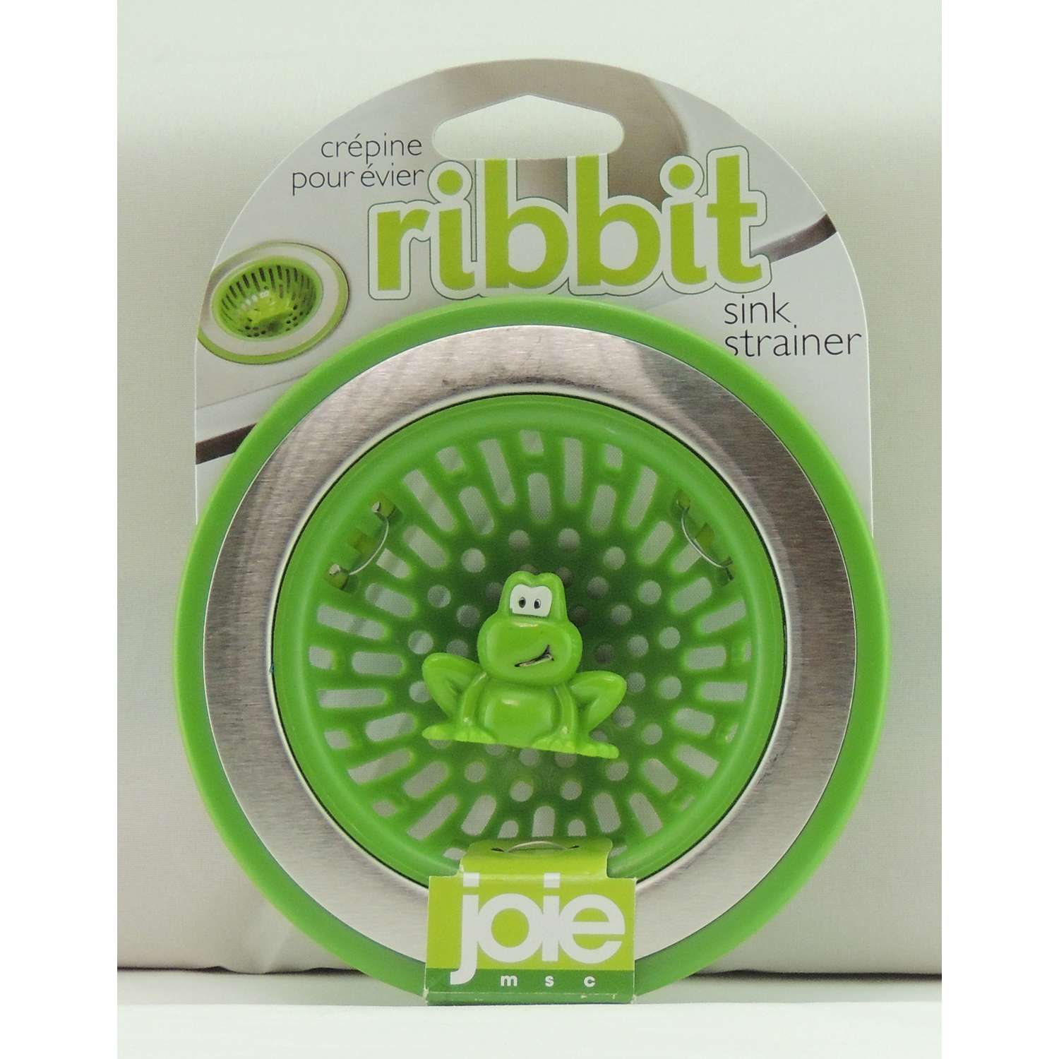Joie Ribbit Frog Green Plastic/Stainless Steel Sink Strainer Ace Hardware