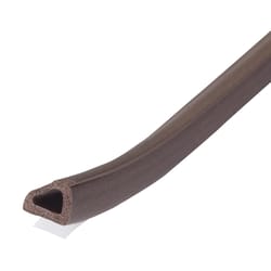 M-D Building Products PLATINUM Brown EPDM Rubber Foam Weatherstrip For Windows 204 in. L X 0.38 in.