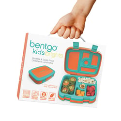 Bentgo kids brights 4 Orange/Green Clip It Lunch Cube 1 pk