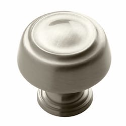 Amerock Kane & Crosley Collection Cabinet Knob 1-1/4 in. D 1-1/4 in. Satin Nickel 1 pk