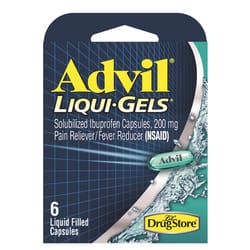 Advil Liqui-Gels Pain Reliever/Fever Reducer 6 ct