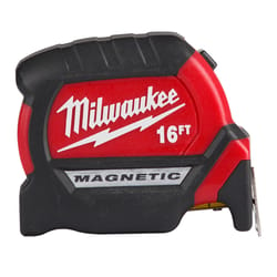 Milwaukee 16 ft. L X 1 in. W Compact Wide Blade Magnetic Tape Measure 1 pk