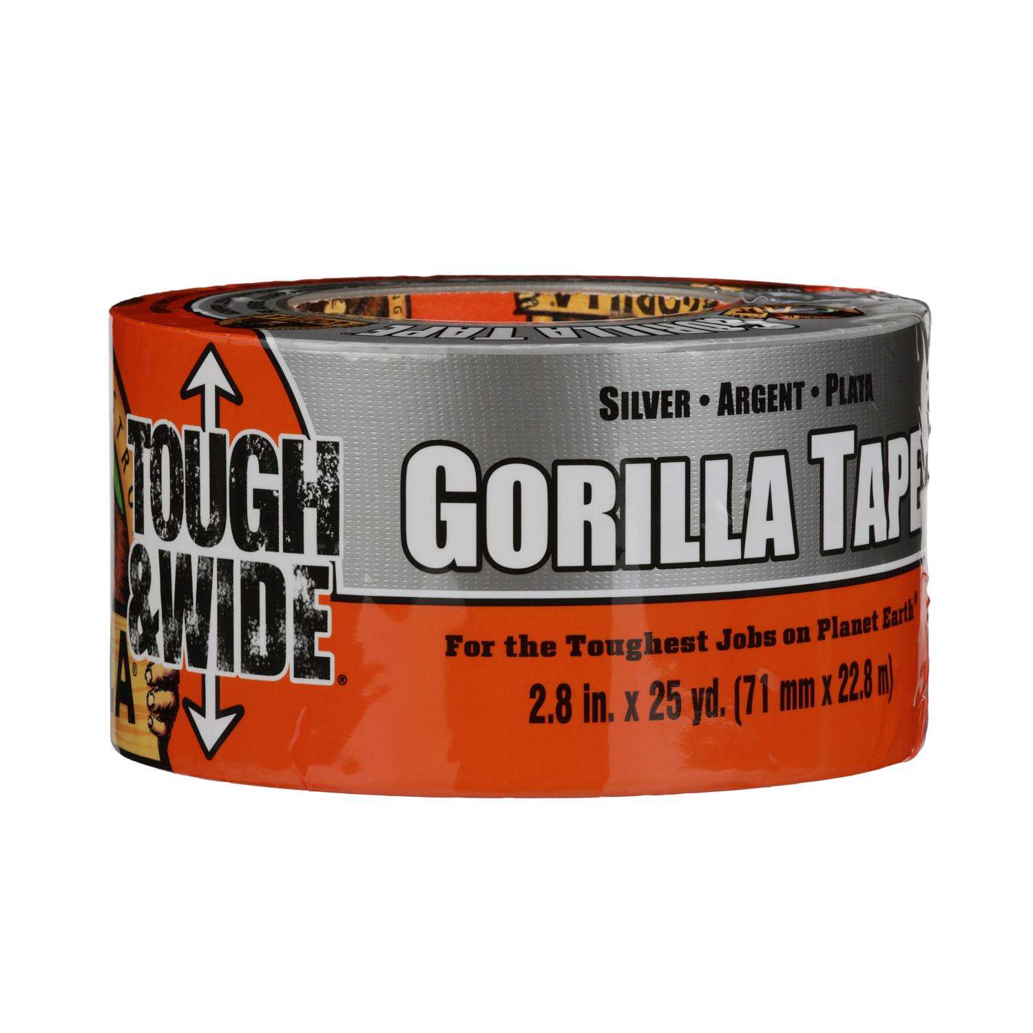 Tough & Wide Tape, Silver, 2.88-In. x 30-Yds.