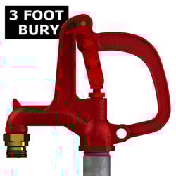 Woodford R34 3/4 in. FIP in. X 3/4 in. MPT Steel Frost-Free Yard Hydrant